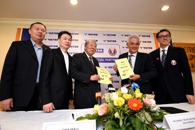 VICTOR贊助馬來西亞國家羽球隊