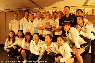   韓國國家隊與VICTOR長期合作 同享冠軍喜悅
