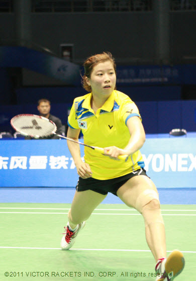 裴延洙贏得關鍵的第4點女單，讓韓國隊順利拿下本場賽事