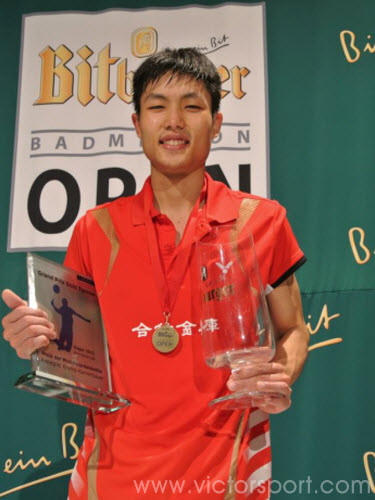 2012德國大獎賽男單冠軍-周天成